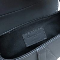 Dior Women Saddle Bag in Matte Black Ultramatte Calfskin