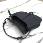 Dior Women Saddle Bag in Matte Black Ultramatte Calfskin - Image 7