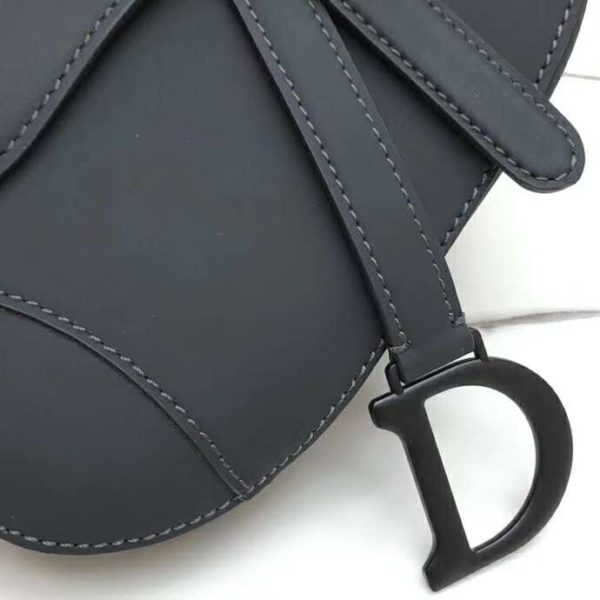Dior Women Saddle Bag in Matte Black Ultramatte Calfskin (8)
