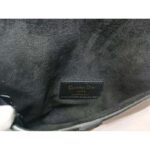 Dior Women Saddle Belt Clutch in Black Embossed Grained Calfskin - Image 9
