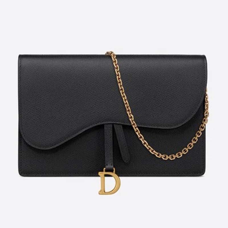 saddle calfskin clutch