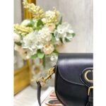 Dior Women Small Dior Bobby Bag Black Box Calfskin - Image 10
