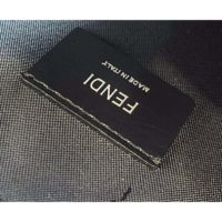 Fendi Unisex Camera Case Compact Shoulder Brown Fabric Bag FF Motif