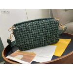 Fendi Women Baguette Bag Medium Size Jacquard Fabric Interlace Bag – Bild 5