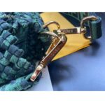 Fendi Women Baguette Bag Medium Size Jacquard Fabric Interlace Bag – Bild 11