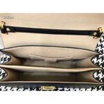 Fendi Women Kan U Black Leather Bag Calf Leather FF - Image 9