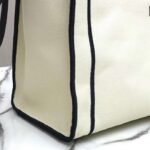 Fendi Women Large Fendi Roma Shopper Undyed Canvas Shopper Bag - immagine 15