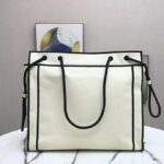 Fendi Women Large Fendi Roma Shopper Undyed Canvas Shopper Bag - immagine 5
