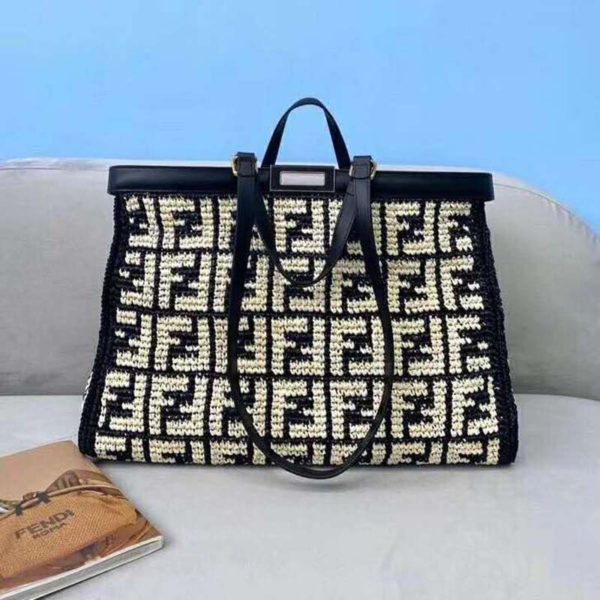 fendi raffia bag