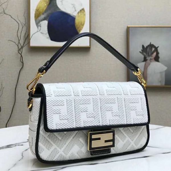 white fendi bag