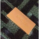 Fendi Women Peekaboo Iconic Mini Jacquard Fabric Interlace Bag-Dark Green - Image 8