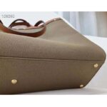 Fendi Women Peekaboo X-Tote Large Dark Green Canvas Shopper - Image 4