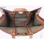 Fendi Women Peekaboo X-Tote Large Dark Green Canvas Shopper - Image 5