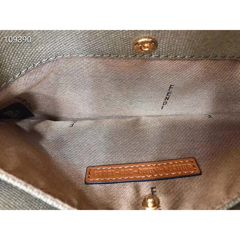 Fendi Women Peekaboo X-Tote Large Dark Green Canvas Shopper