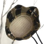 Fendi Women Small Mon Tresor Bucket Brown Fabric Mini-Bag - immagine 7