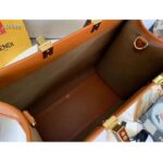 Fendi Women Sunshine Shopper Bag Brown Leather Shopper “FENDI ROMA” - Image 9