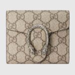 Portafoglio porta carte Gucci GG Unisex Dionysus in tela GG Supreme