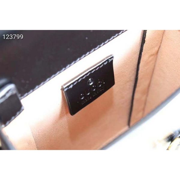 Gucci GG Unisex Gucci Horsebit 1955 Mini Bag Black Leather (1)