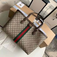 Gucci GG Unisex Ophidia GG Medium Tote GG Supreme Canvas