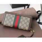 Gucci GG Unisex Ophidia GG Zip Around Wallet Supreme Canvas - immagine 4