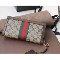 Gucci GG Unisex Ophidia GG Zip Around Wallet Supreme Canvas