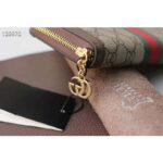 Gucci GG Unisex Ophidia GG Zip Around Wallet Supreme Canvas - immagine 9
