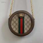 Gucci GG Women Ophidia Mini GG Round Shoulder Bag-Beige - Image 2