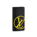 Louis Vuitton LV Unisex Brazza Wallet Cowhide Leather-Yellow