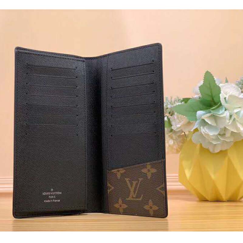 Louis Vuitton Brazza Monogram Macassar Wallet