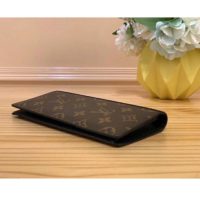 Louis Vuitton LV Unisex Brazza Wallet Monogram Macassar Coated Canvas