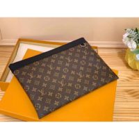 Louis Vuitton LV Unisex Discovery Pochette GM Monogram Macassar-Brown