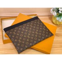 Louis Vuitton LV Unisex Discovery Pochette GM Monogram Macassar-Brown