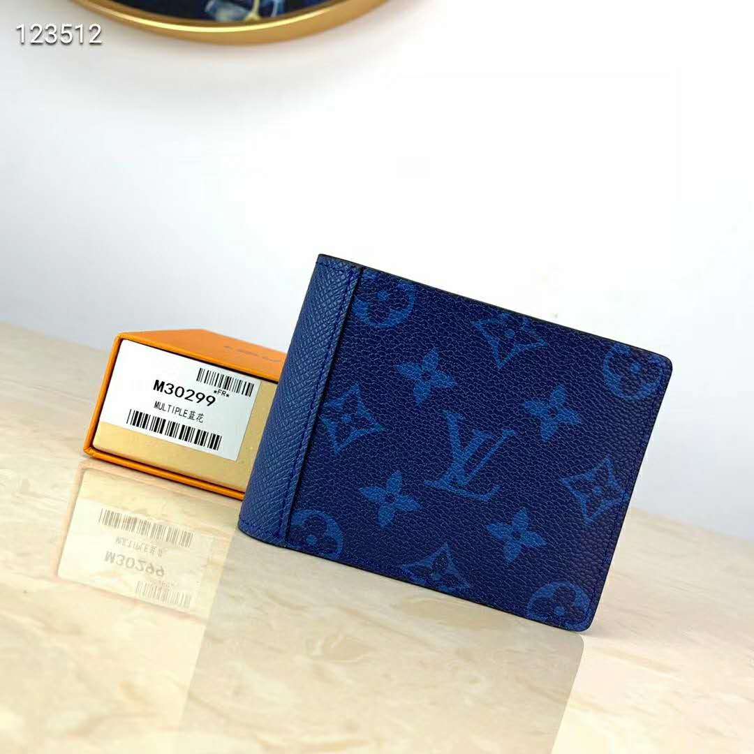 Louis Vuitton Multiple Wallet Monogram Antartica in Taiga Leather