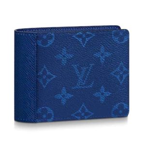 Louis Vuitton LV Unisex Multiple Wallet Monogram Canvas Taiga Leather