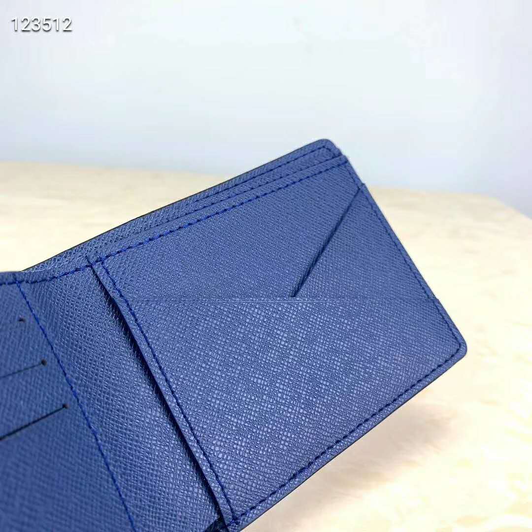 LOUIS VUITTON CARD HOLDER REVIEW  LV coin card holder Cobalt Taiga Leather  & Pacific Monogram 