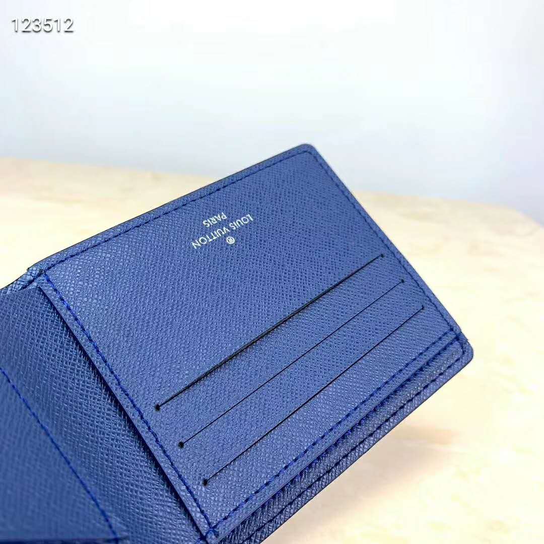 Louis Vuitton Pacific Taiga Blue Multiple Wallet – CnExclusives