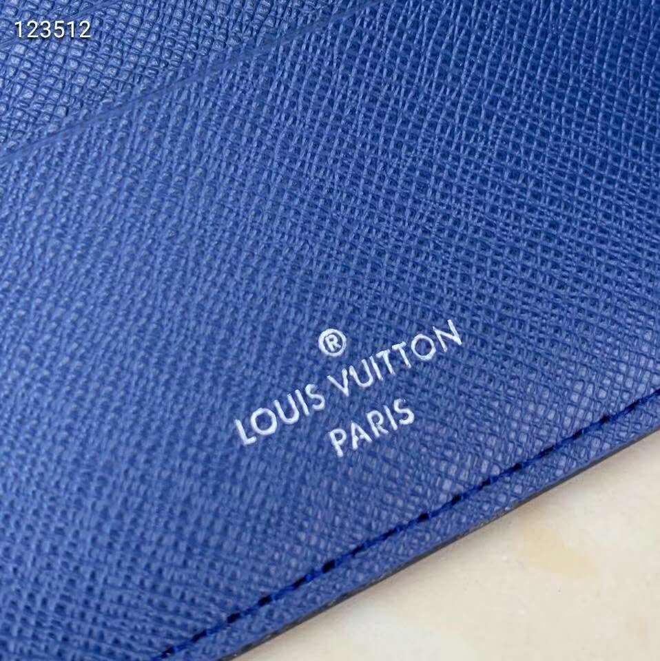 Louis Vuitton Multiple Wallet Monogram Pacific Taiga Blue in Taiga  Leather/Coated Canvas with Silver-tone - US