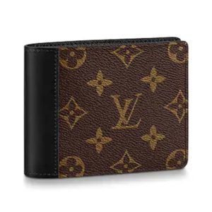 Louis Vuitton LV Unisex Multiple Wallet Monogram Macassar Coated Canvas