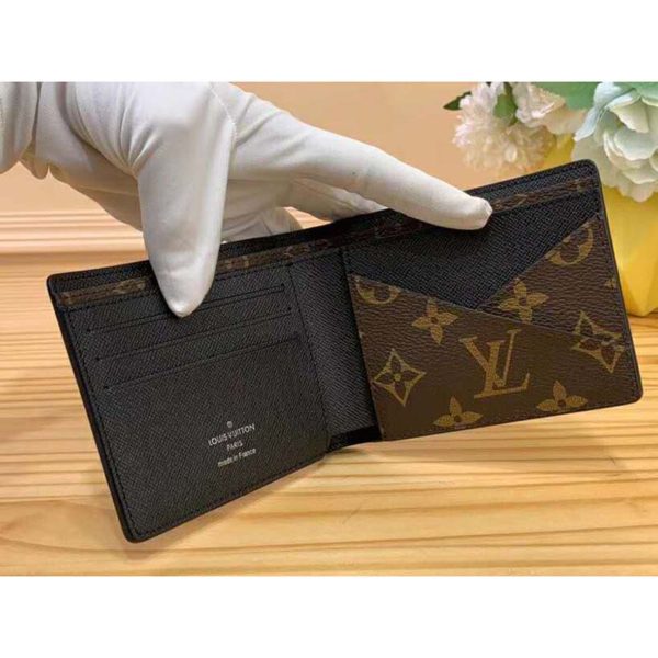 Louis Vuitton LV Unisex Multiple Wallet Monogram Macassar Coated Canvas (6)
