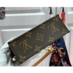 Louis Vuitton LV Unisex Petit Sac Plat Bag Monogram Canvas - Image 5