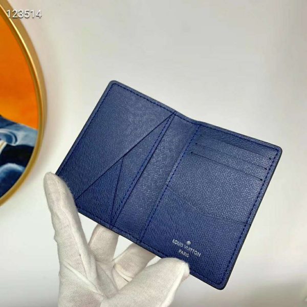 Louis Vuitton LV Unisex Pocket Organiser Taiga Leather Monogram Canvas (10)