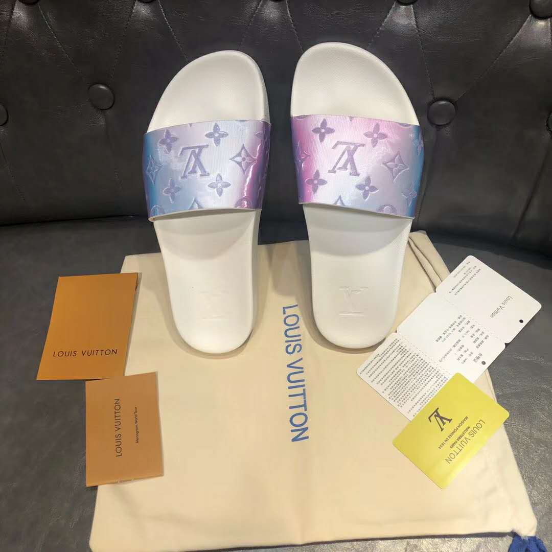 Louis Vuitton LV Waterfront Mules new White Rubber ref.217096 - Joli Closet