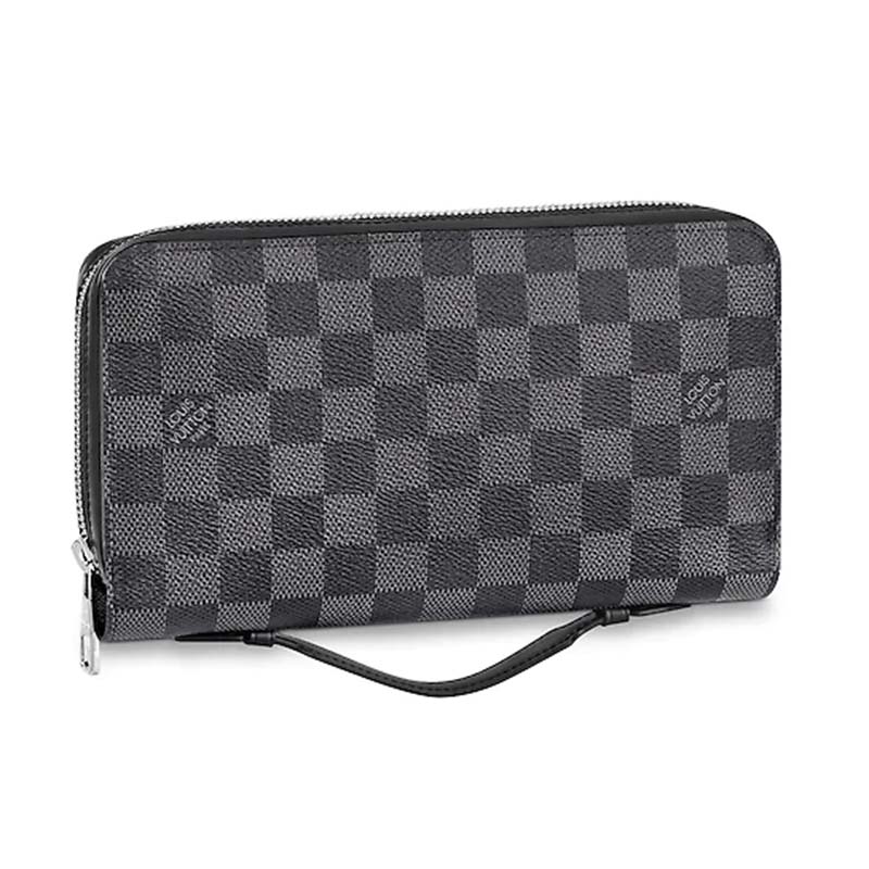 Louis Vuitton LV Unisex Zippy XL Wallet Coated Canvas-Grey - LULUX