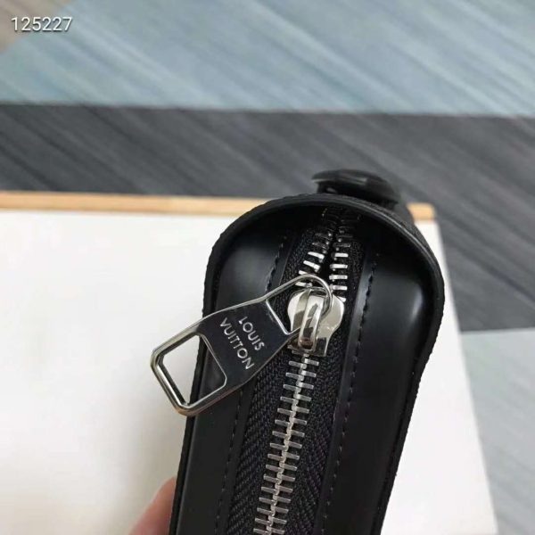 Louis Vuitton LV Unisex Zippy XL Wallet Coated Canvas-Grey (5)