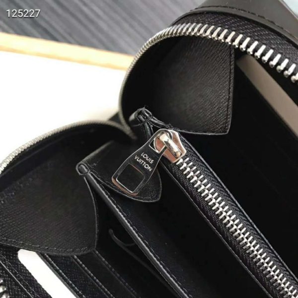 Louis Vuitton LV Unisex Zippy XL Wallet Coated Canvas-Grey (8)