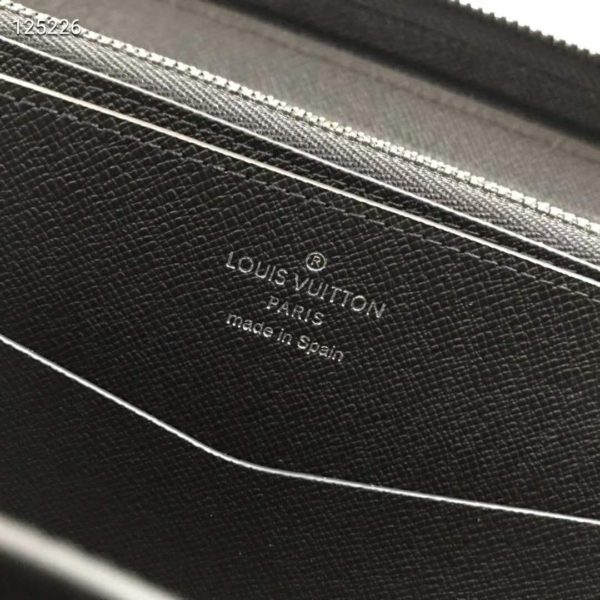 Louis Vuitton LV Unisex Zippy XL Wallet Monogram Eclipse Canvas (9)