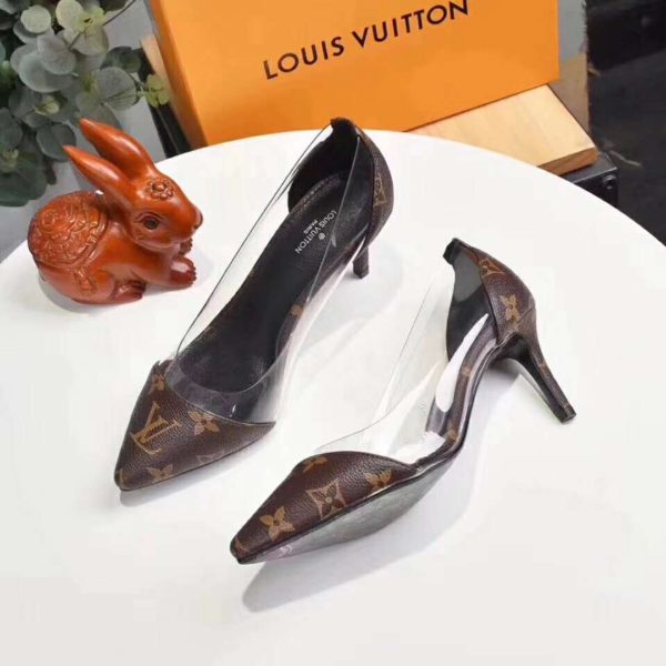 Louis Vuitton LV Women Cherie Pump Iconic Monogram Canvas 6.5 cm Heel (2)