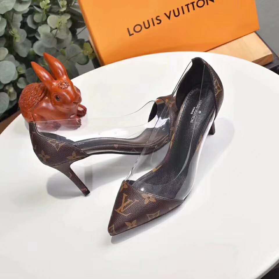 Louis Vuitton Monogram Cherie Pumps - Sz. 37.5 | The ReLux