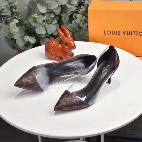 Louis Vuitton LV Women Cherie Pump Iconic Monogram Canvas 6.5 cm Heel (8)