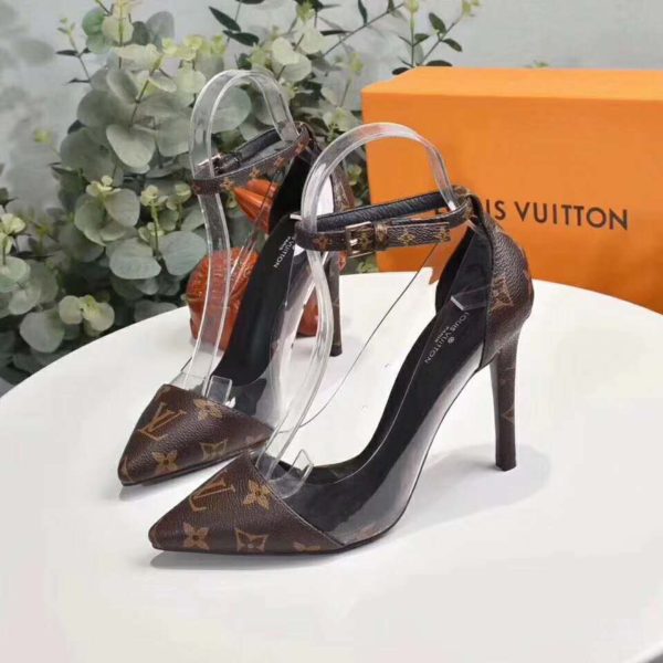 Louis Vuitton LV Women Cherie Pump Iconic Monogram Canvas-Brown (10)